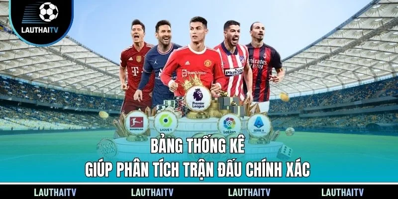 Bảng thống kê giúp phân tích trận đấu chính xác