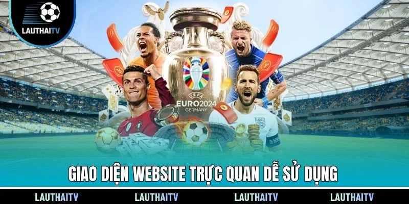 Giao diện website trực quan dễ sử dụng